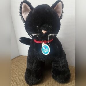 Build A Bear Black Cat Promise Pets Stuffed Plush